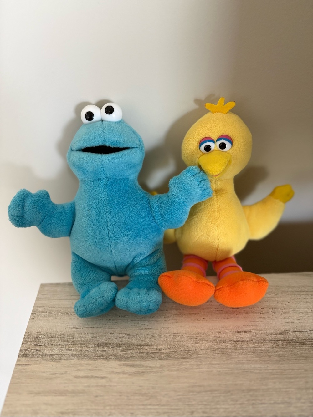 Sesame Street Plush Big Bird & Cookie Monster 4” Stuffed Animals